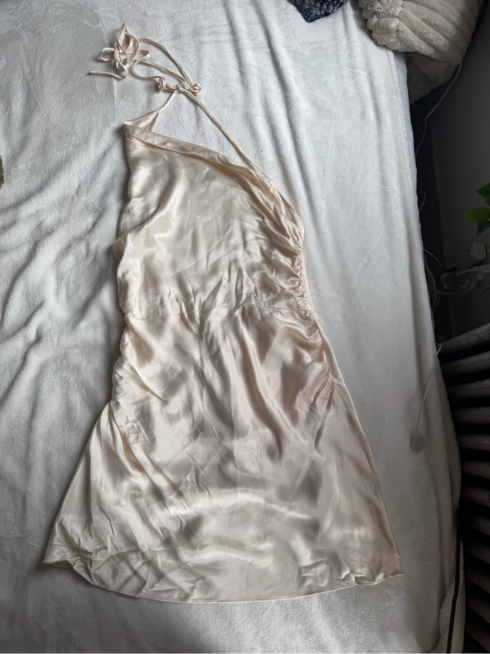 Shona Joy Asymmetrical Mini Slip Dress